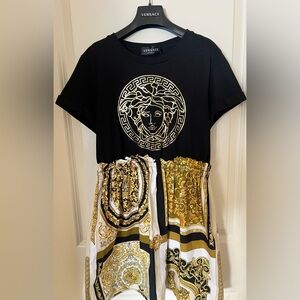 Versace Girls Medusa T Shirt Dress